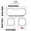 Universal 5D Car PU Leather Front Seat Rear Seat Seat Cover Pad Breathable Seat Pad Cushion