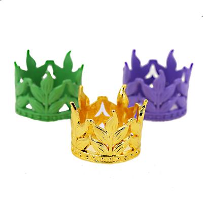 Оригинальное украшение для торта на день рождения, корона, детский сплав, мини-корона, листья, красочный головной убор