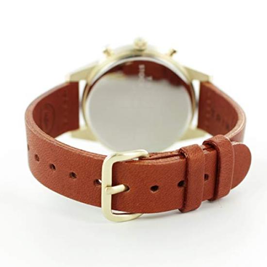 TRIWA скандинавский бренд AQUATIC NIKKI Dual Time кожаные часы из органической кожи темно-коричневые [TRIWA] женские NKST104-SS010217 [Товар]