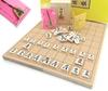Wooden Shogi Set, Yamagata Tendo Yoyo Carving Pieces with Netsuke, Shin-Katsura No. 7 Folded Shogi Board and the Most Popular High-quality Pressed