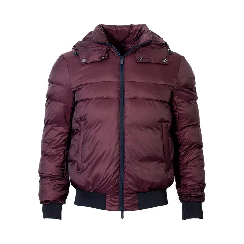 Emporio Armani Мужская пуховая куртка бордовая 6G1B94-1NUFZ-0348