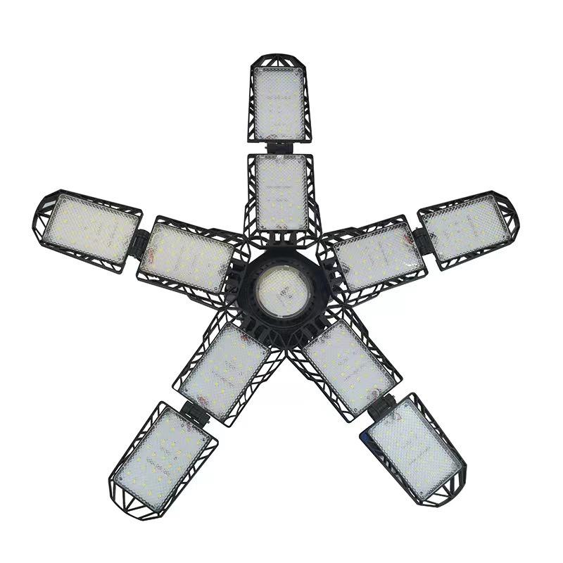 2023 King Kong Деформируемый Светодиодный Гаражный Свет, 5+1 Складная Высокомощная Лампа для Склада