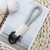 Creative DIY Leather Keychain Handmade Gift Bag Pendant Trendy Car Keychain
