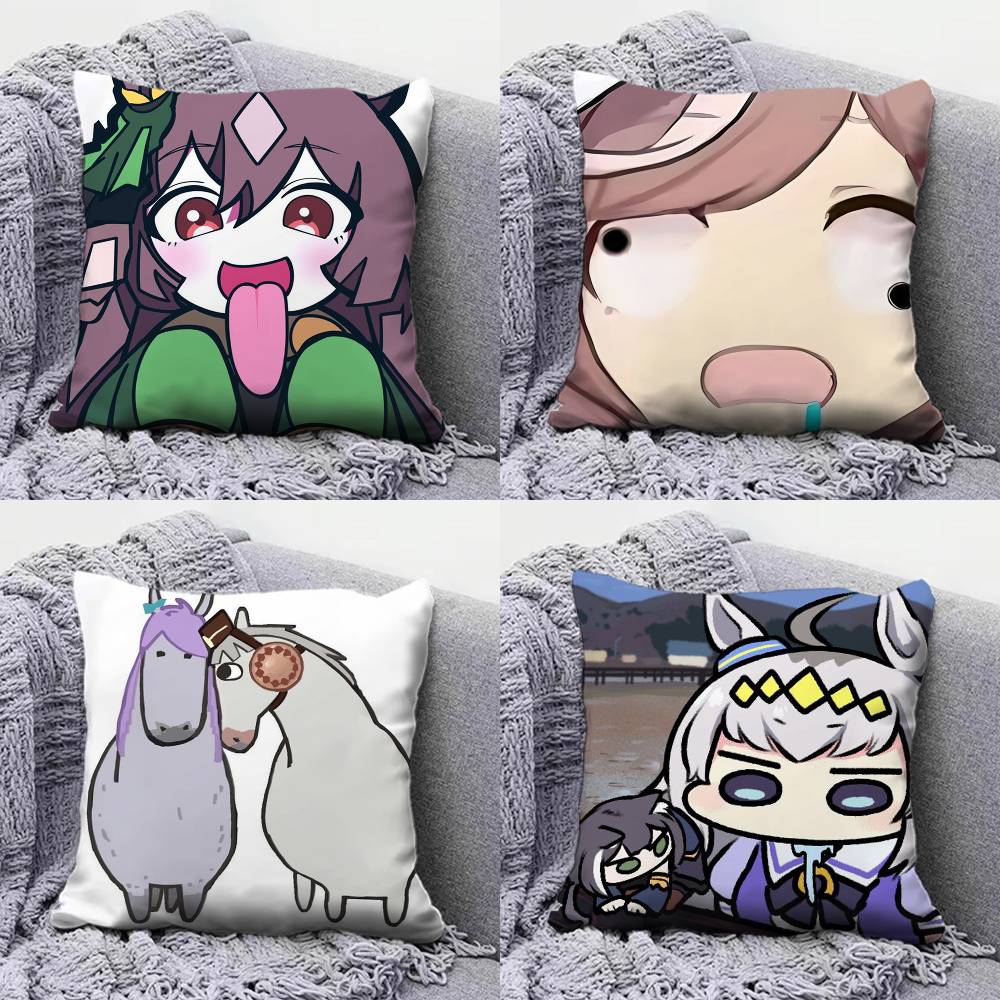Мем Uma Musume Pretty Derby uma Чехлы для подушек на диван и Декоративные наволочки на заказ