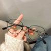 Fashion Unisex Anti Blue Light Metal Frame Polygons Glasses Women Men Optical Eye Protection Plain Spectacles Eyeglasses