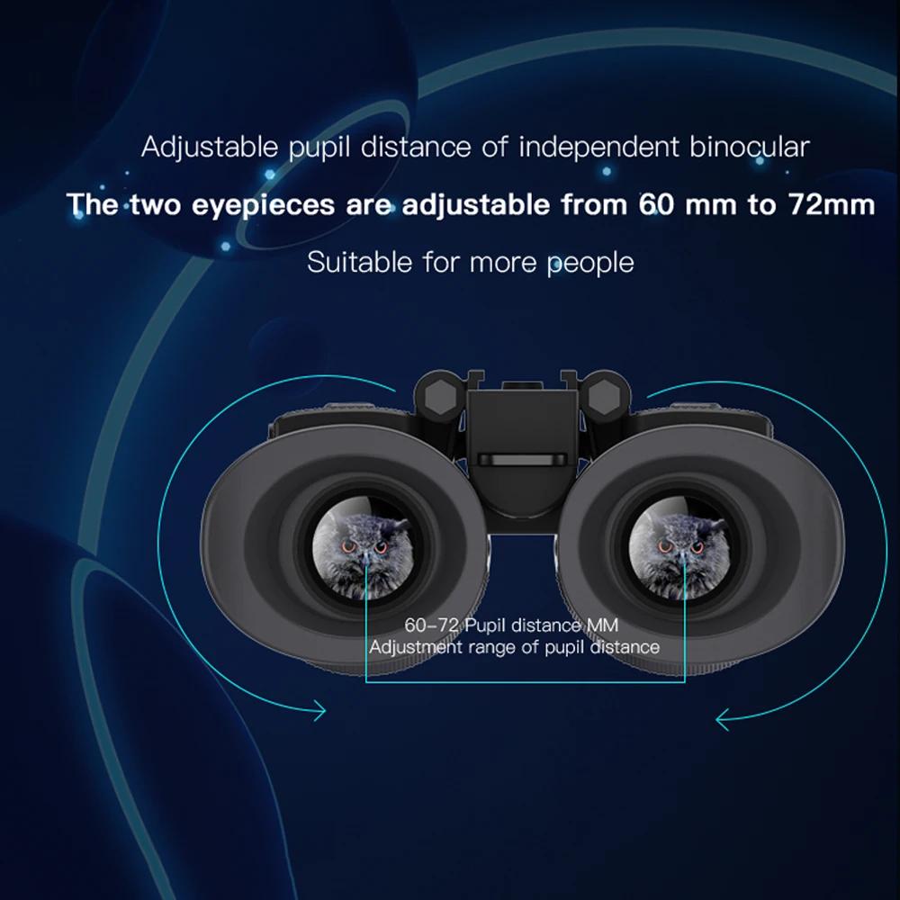 NV8300 Бинокль ночного видения 8-кратный цифровой зум 4K UHD 36MP 3D крепление на голову Инфракрасное устройство ночного видения Охотничий телескоп