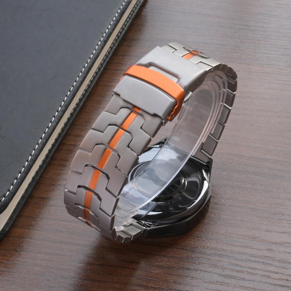 Titanium Orange 22mm 20mm Band for Huawei Watch 5 4/4 Pro GT 2 3 4 5 Pro 46mm Oneplus Watch 3 2 Amazfit Balance 2 Titanium Strap