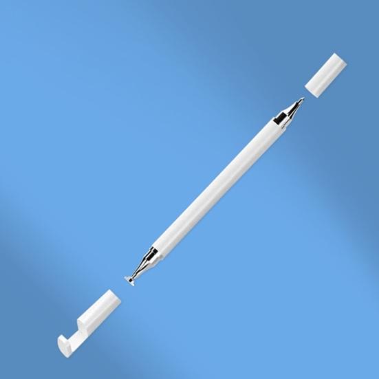 Многофункциональная ручка-стилус для смартфона, чувствительная ручка для сенсорного экрана, ручка для офиса, рисования, письма, для планшета, с держателем для телефона, 3-в-1, емкостная