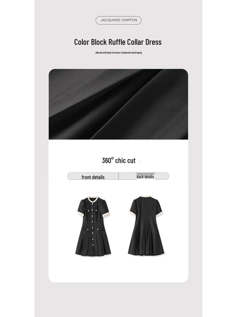 Летнее французское милое текстурированное платье для похудения для женщин, 2024