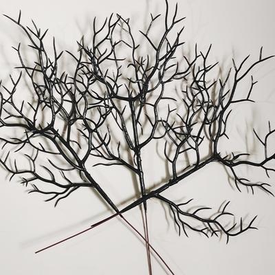 10 шт. Черные Хэллоуин Искусственные Мертвые Ветви Форма Рогов Невыцветающие Искусственные Пластиковые Ветви Дерева Реалистичные Изысканные