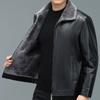 Casual Loose Men's 22 Winter Thickened Genuine Leather Jacket Sheepskin Daddy Leather Jacket