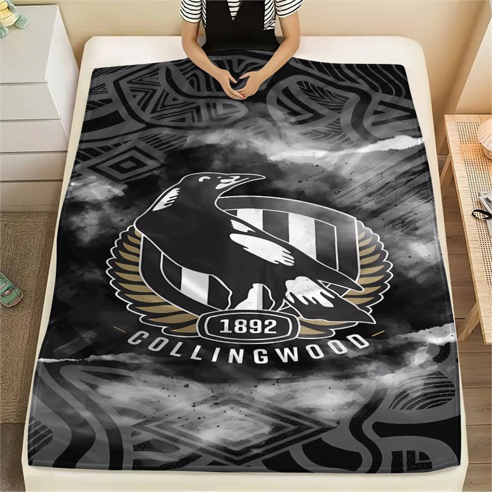 Crow Logo Team Print Flannel Blanket,High quality Comfortable for All Seasons,Home Decor,Warmth and Comfort,Perfect for Christmas Gifts