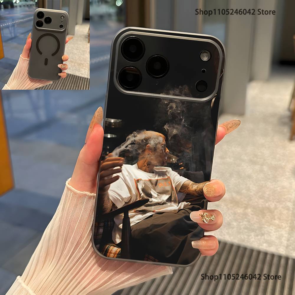 J-Justin B-Bieber Swag II Прозрачно-серый Чехол для телефона Для iPhone 17,16,15,14,13,12,11,Pro,Max,Plus Магнитная Беспроводная Зарядка