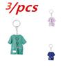 Customized Nurse Uniform Keychain - 2D Acrylic Pendant for Nurse's Day & Home Decor