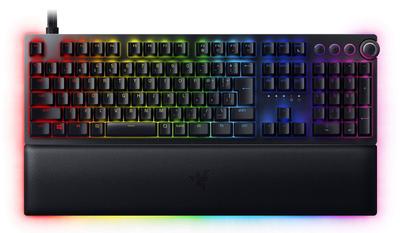 Razer Игровая клавиатура Huntsman V2 Analog JP Японская раскладка Аналоговый оптический переключатель Регулируемая точка срабатывания Двойные PBT кейкапы Подставка для запястий Chroma RGB