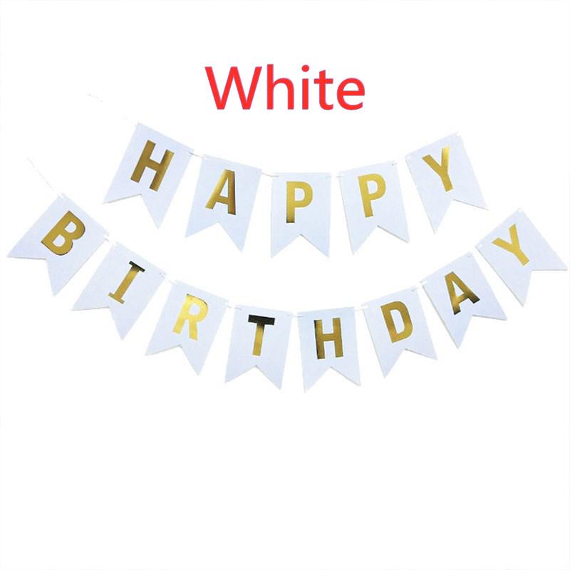 Anniversary Decorations Birthday Banner Decoration Party Balloons Paper Flowers