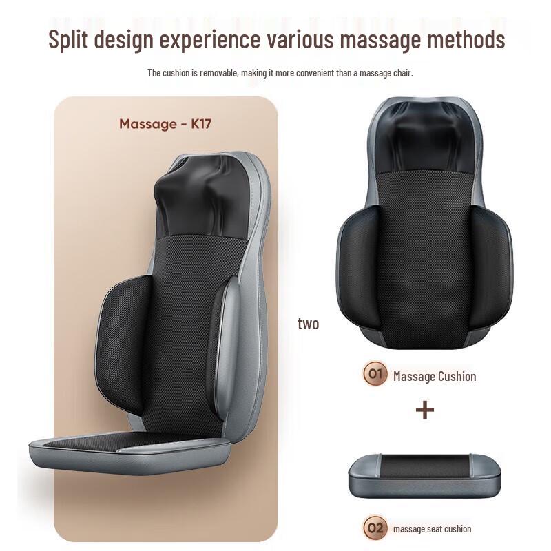AUX Multifunctional Neck, Back, and Full Body Massage Cushion