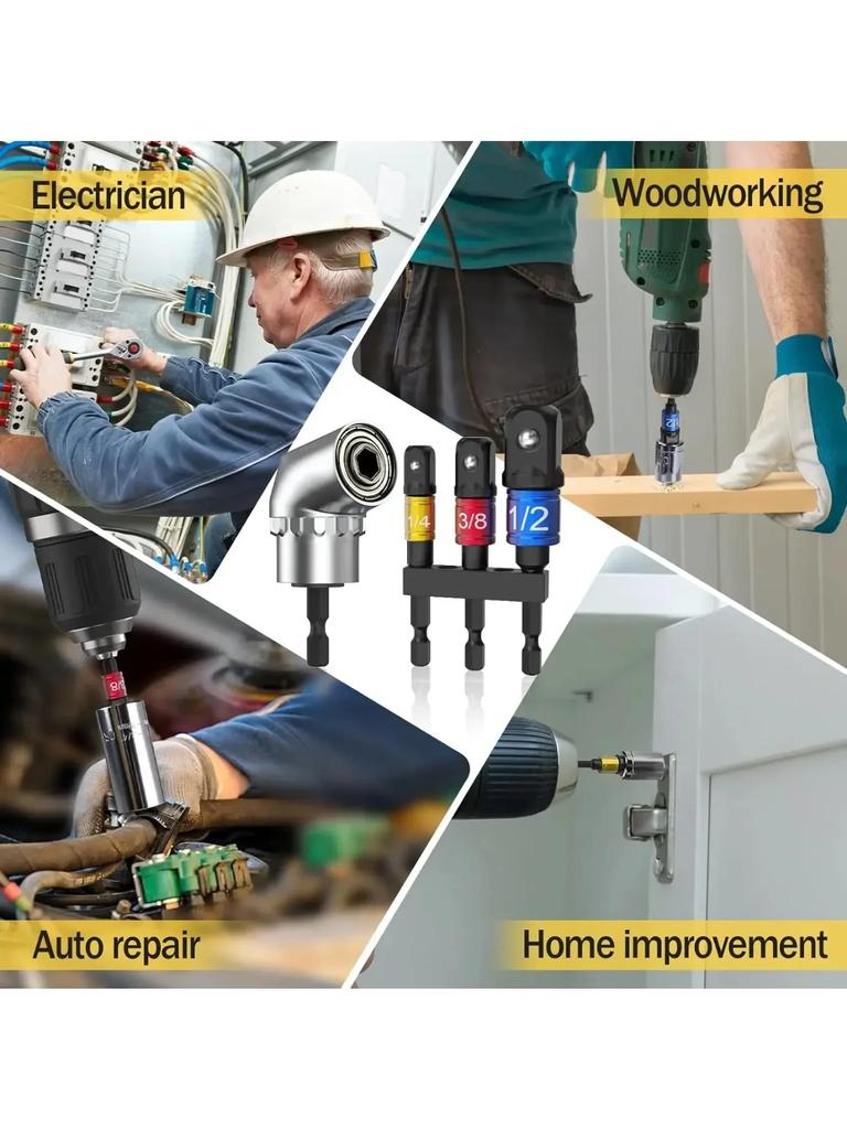 Торцевой ударный электрический удлинительный адаптер удлинитель переходник электрическая дрель шестигранный на высокоскоростной гайка штекер квадратный гаечный ключ