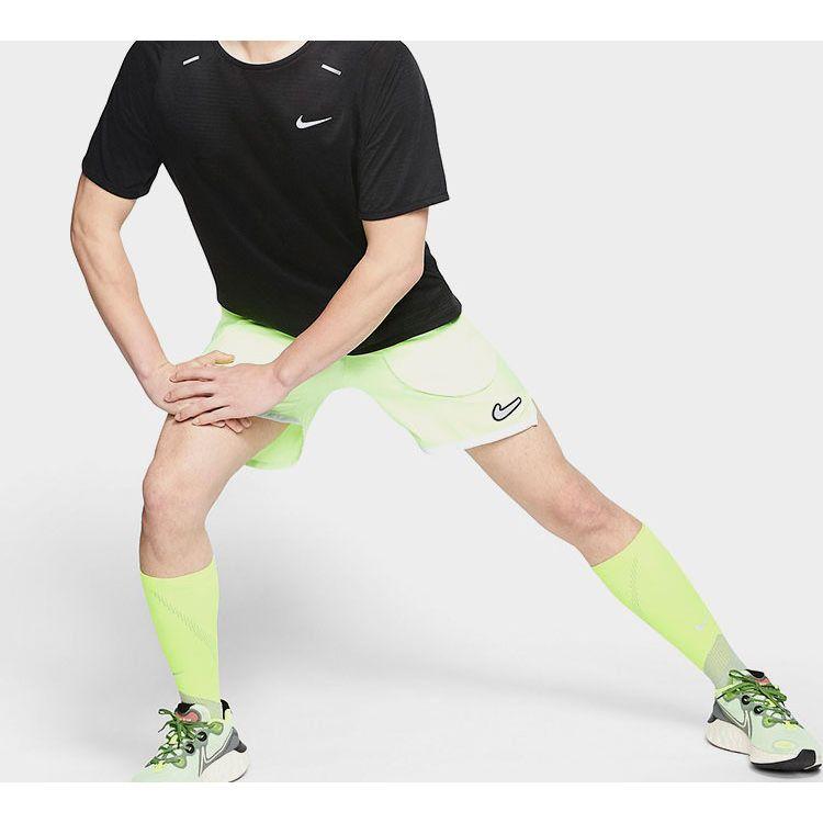 Nike Мужская футболка для бега с коротким рукавом Rise 365, черные CJ5421-010