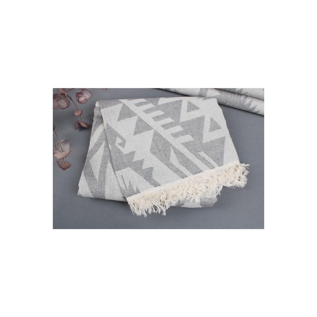 Пештемаль Светло-серый Пештемаль 100x190 см Хлопок Пештемаль Подарок на день Пештемаль Турецкая баня Пештемаль