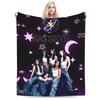 Katseye Kpop Музыкальное Теплое Мягкое Одеяло Детское Плюшевое Плед Новинка Диван Кровать Фланелевая Постельная Простыня Чехол для Дивана-Кровати
