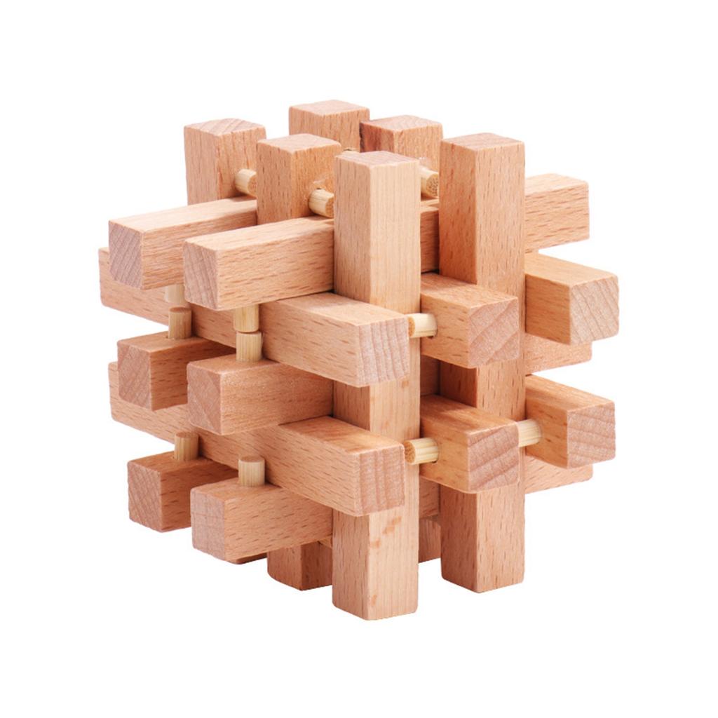 Детский образовательный подарочный набор: Шиповое соединение замок Конгминга, замок Лубаня, полный деревянный набор