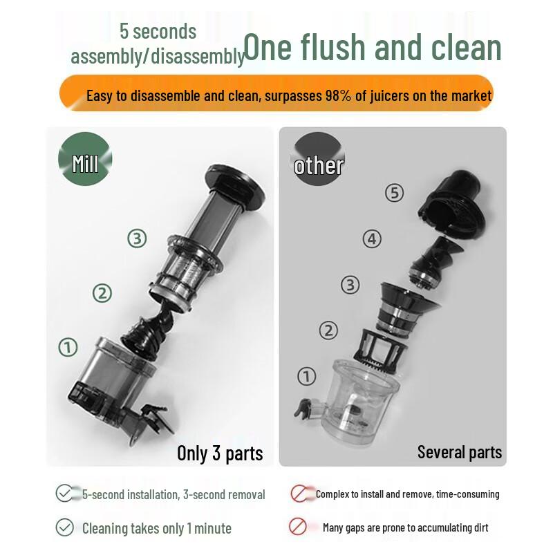 Мини-портативная соковыжималка Mokkom, вилка CN (адаптер в комплекте)