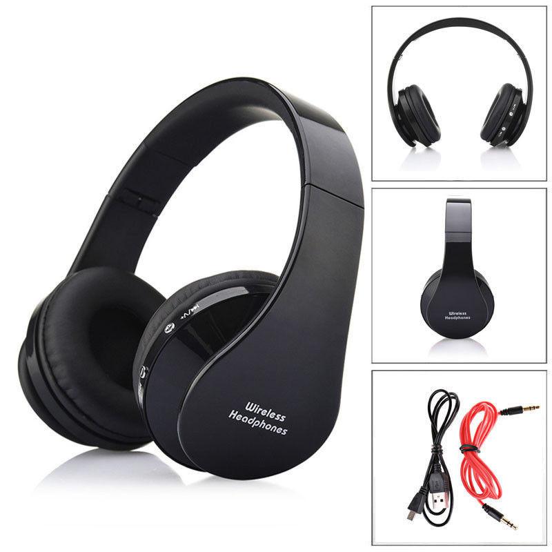 Wireless Folding Headset Bluetooth Stereo Headphones Earphone For Iphone Samsung
