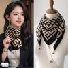 Women's Elegant 100% Cotton Scarf with Magnetic Closure