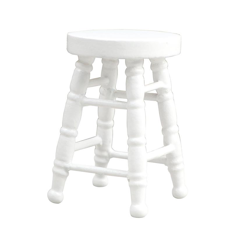 Мини-мебель, имитация кукольного домика, модель деревянного табурета, гостиная, игрушка, кукольный дом, мебель, аксессуары, миниатюрная детская игрушка