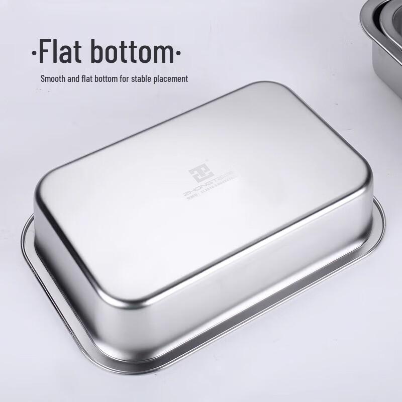 Stainless Steel Rectangular Deep Basin