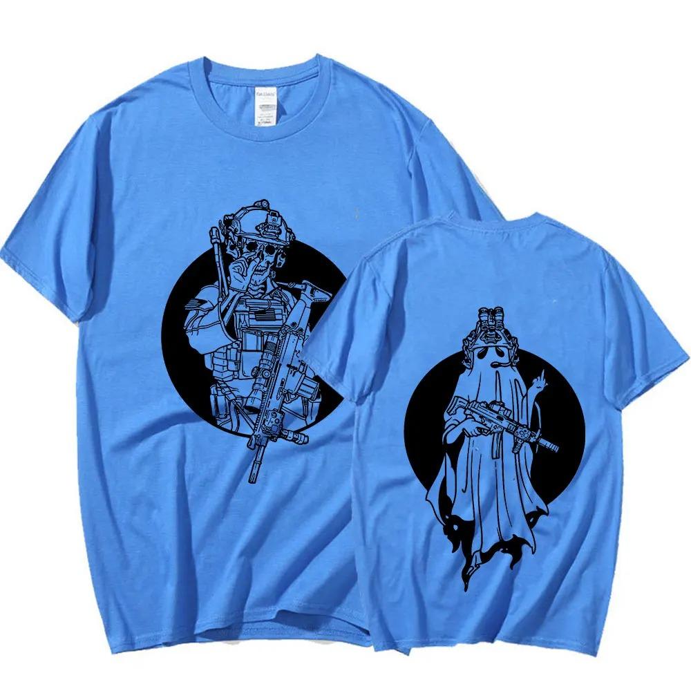 Футболка Gbrs Forward Observations Group Мужская Ретро Скелет Готическая Футболка Мужская 100% Хлопок Оверсайз Футболки Панк Уличная Одежда