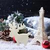 Christmas Elk Figurine Concrete Cement Silicone Molds for Home Decoration Silicone Epoxy Resin Mould