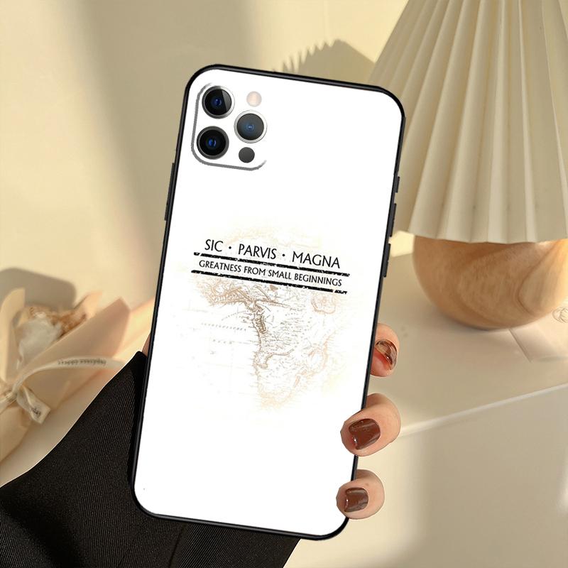 Sic Parvis Magna Uncharted Case For IPhone 18 11 12 13 14 15 16 Pro Max Cover For IPhone 18 13 12 Mini XR X XS Max Plus