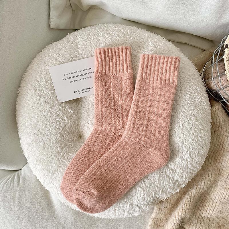 Women'S Socks Winter Warm Resistant Floor Sock Breathable Comfortable Soft Middle Sock Sleep Sox