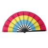 Rainbow Folding Fans Gay Lesbian Decorative Folding Fans, Large Handheld Fan Bamboo Folding Fan For Men/Women, Wedding, Dancing,