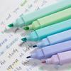 6 шт./набор Маркер для рисования граффити с косым мягким наконечником Флуоресцентный маркер Студенческий подарок