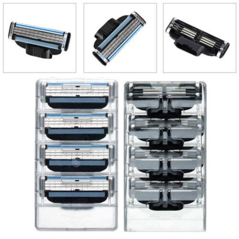 NEW 4 PCS 100% Cartridges Replacement Razor Blades