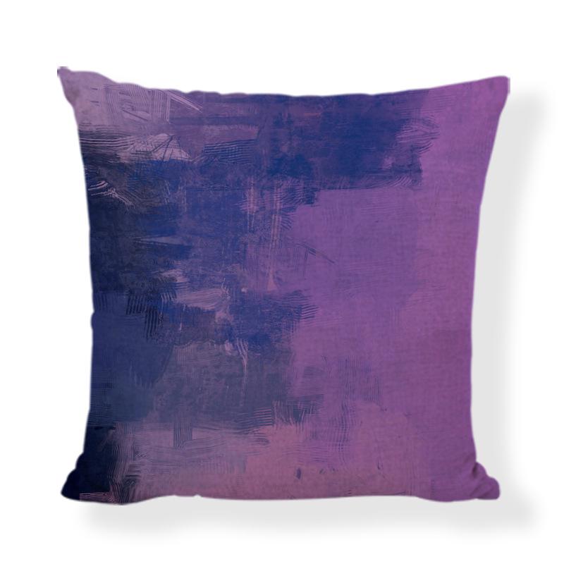 Наволочка «Благослови этот дом» лавандового цвета, 45x45 см, фиолетовая наволочка для диванной подушки для декора гостиной