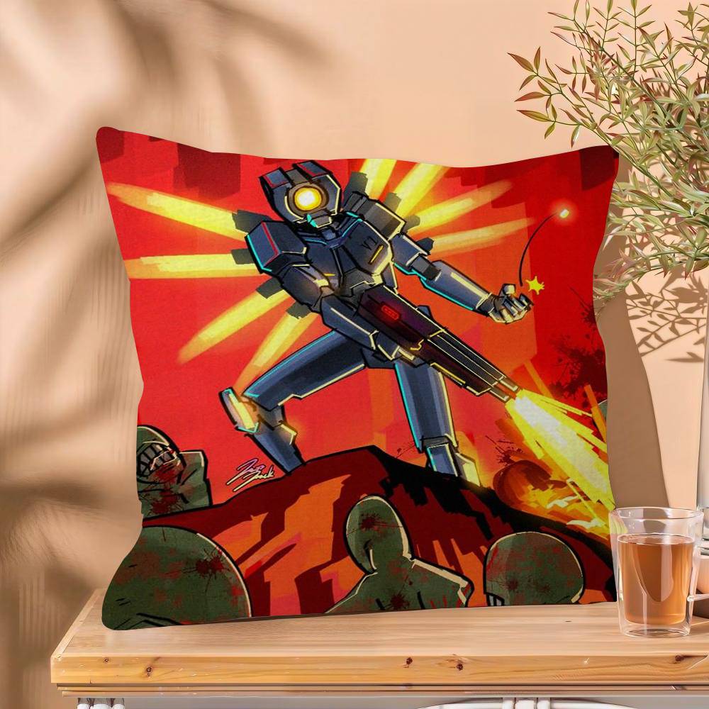 Popular New Video Game UUltrakill Pillow Gift Home Office Decoration Bedroom Sofa Car Cushion Cover case x