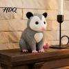 Очаровательный Декор Животных для Столов 3D Печатная Фигурка Опоссума Милая Сидящая Статуэтка Для Помещения На Улице Фигурки Опоссума Декор для Дома Крыльца Рабочего Стола,