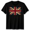 Флаг Великобритании Union Jack Потертый Флаги Соединенного Королевства Мужская Футболка Женская Футболка