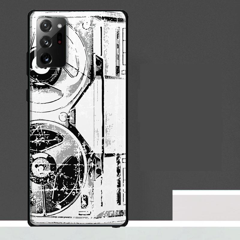 Винтажный корпус-катушка для диктофона Для Samsung Galaxy S24 Ultra S23 S22 S21 S25 Ultra S9 S10 S20 Plus S25 FE Чехол для телефона