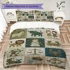 constellations Pattern Bedding uilt Set uilt Cover Pillowcase Home Decoration Birthday Gift (1 * duvet cover + 2 * pillowcase  without core)149