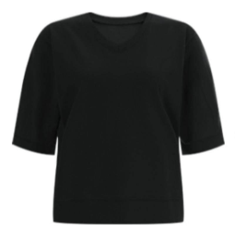 Shop Women V Neck 100 CoTTon Loose FiT ShorT sleeVe T shirT Dai Wsh 11954 Lim