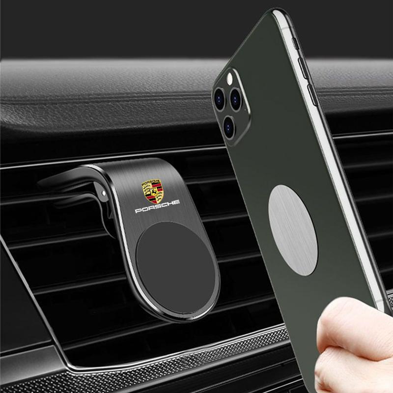 Автомобильный держатель для телефона на дефлектор, магнитный держатель для мобильного телефона, GPS-подставки для Porsche Cayenne Panamera Macan 911 718 Boxster Cayman 918 Pajun