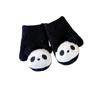 Hand-Knitted Panda Plush Mittens: Cute Chinese-Style Lanyard Bag for Boys & Girls (Autumn/Winter)