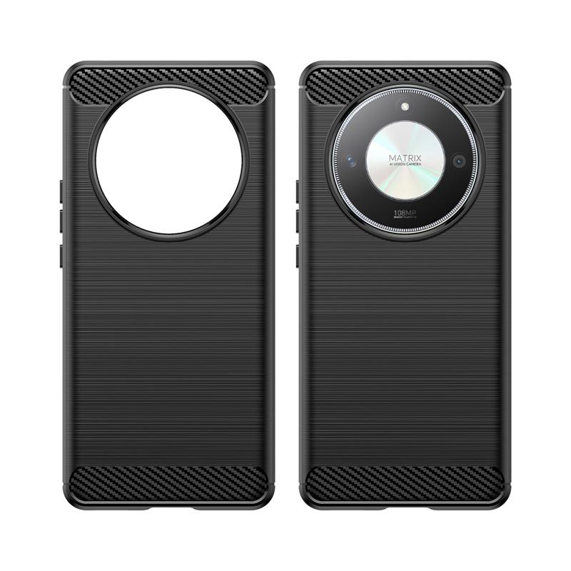 Чехол-накладка для Honor X9b Huawei Honor X9b X7b X8b X6 X7 X8 X9A X7A Capas Мягкий ТПУ Противоударный Бампер Чехол из Углеволокна Honor X9b