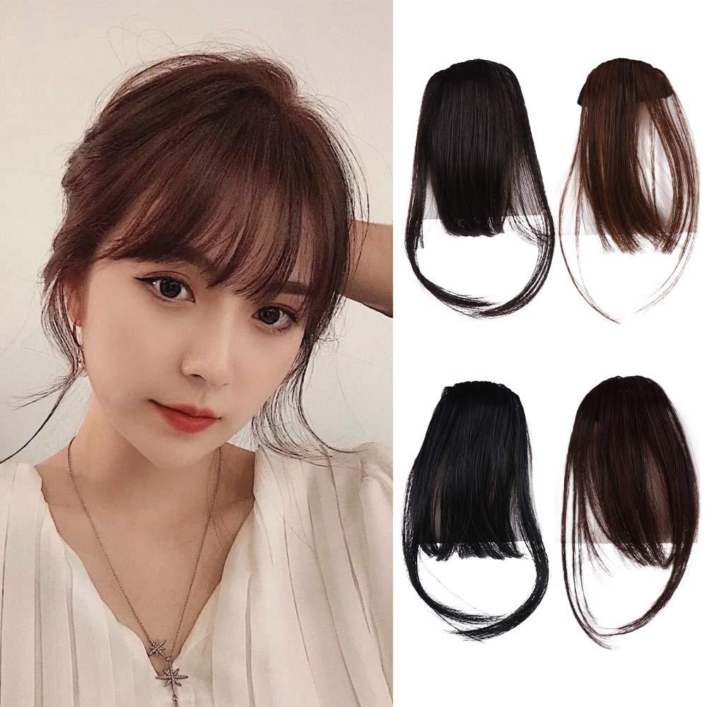 Invisible Hair Styling Accessories Hair Extension Air Bangs False Hair Fringe Hairpieces Synthetic