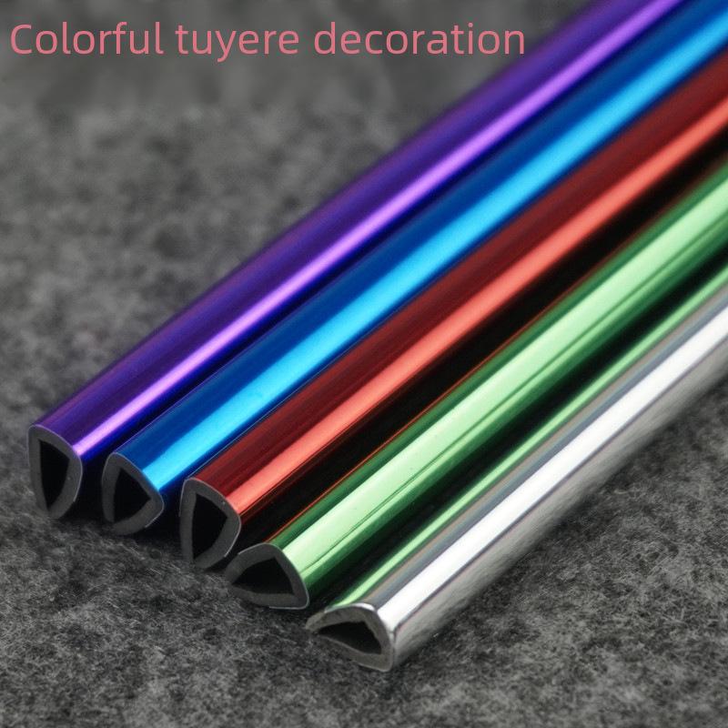 Универсальные хромированные декоративные полоски для автомобильных розеток переменного тока - гальванизированные цветные зажимы для отделки